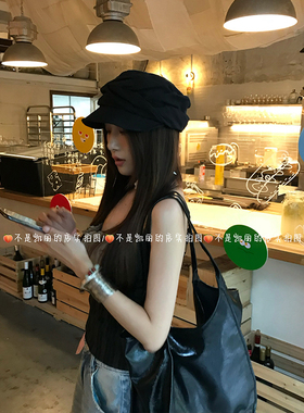清冷感棉麻哲哲显脸小马术帽