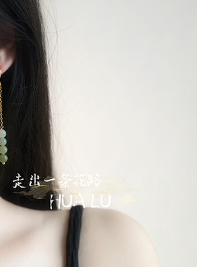高级感复古气质旗袍汉服国风耳环