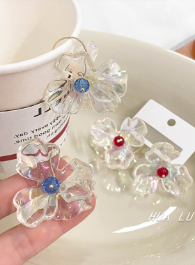 HUALU仙美名媛山茶花耳环