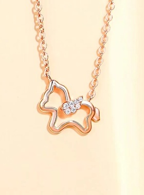 莫桑石天马星空项链时尚