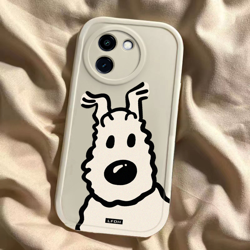 vivo Y37[5G]手机壳硅胶Y37[5G]保护套新款高档卡通可爱全包套保护套软呆头狗