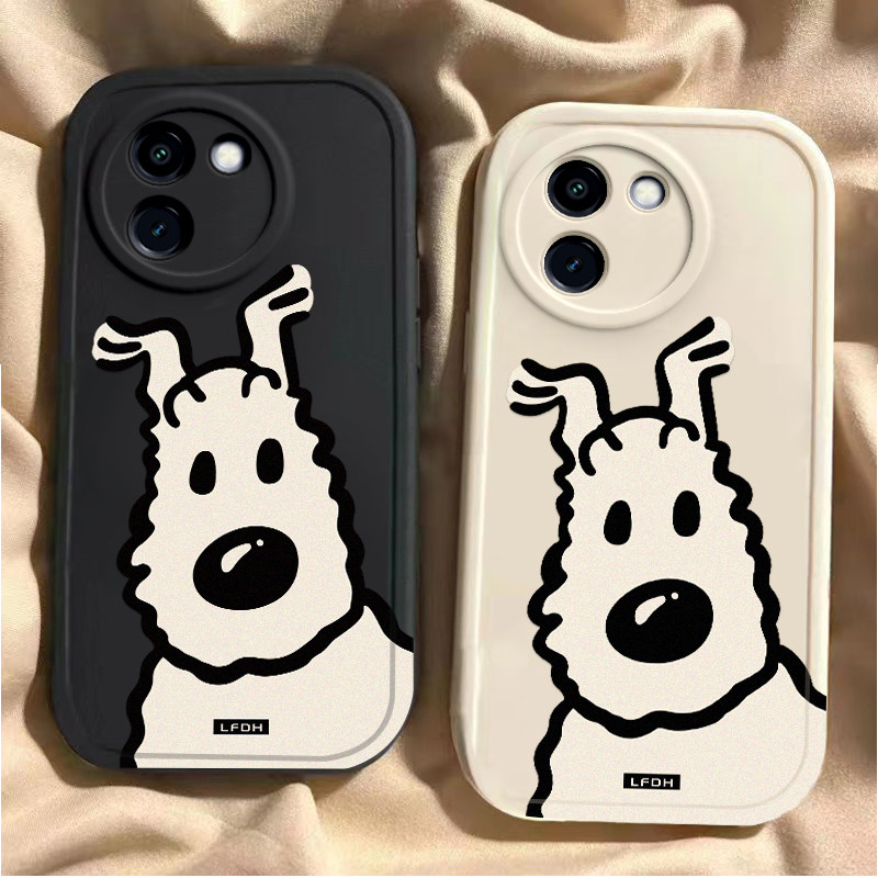 vivo Y37[5G]手机壳硅胶Y37[5G]保护套新款高档卡通可爱全包套保护套软呆头狗