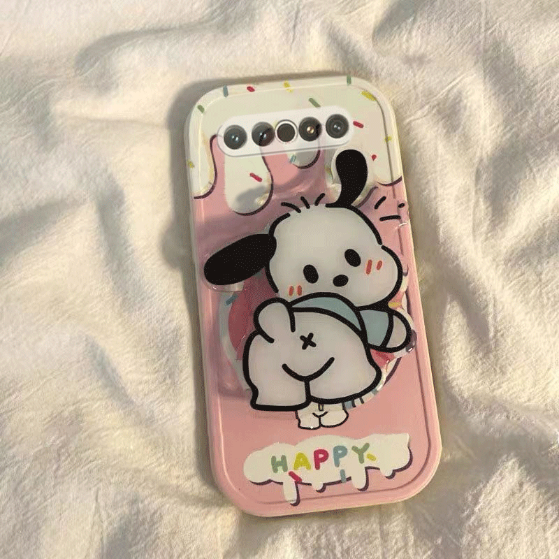 魅族17手机壳17pro男女新款meizu可爱奶油帕恰狗兔年新年春节红色兔子全包硅胶套软壳防摔支架款