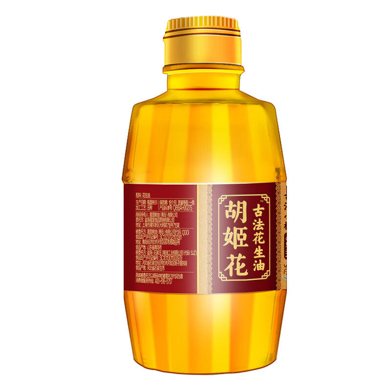 胡姬花古法小榨花生油400ml 家用炒菜食用油花生油浓香正品小瓶装,淘宝优惠券,粉丝福利购,淘宝优惠卷