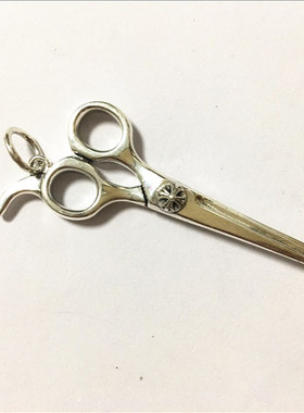 潮牌925纯银男女雪梨款吊坠个性项链挂坠项坠GD情侣剪刀吊牌