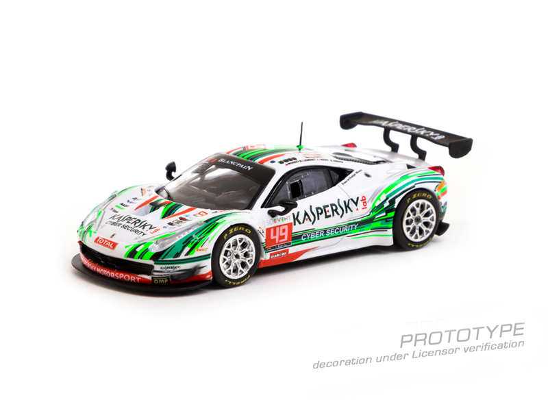 Tarmac Works 1:64 法拉利 Ferrari 458 Italia GT3 仿真合金车模 - 图3