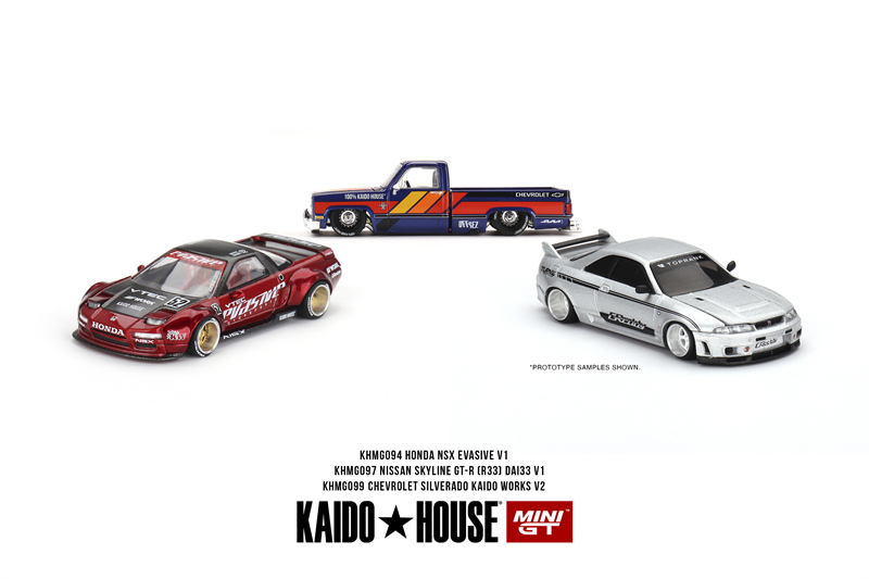 Kaido+ MINIGT Nissan Skyline GT-R(R33) DAI33仿真合金车模-图3