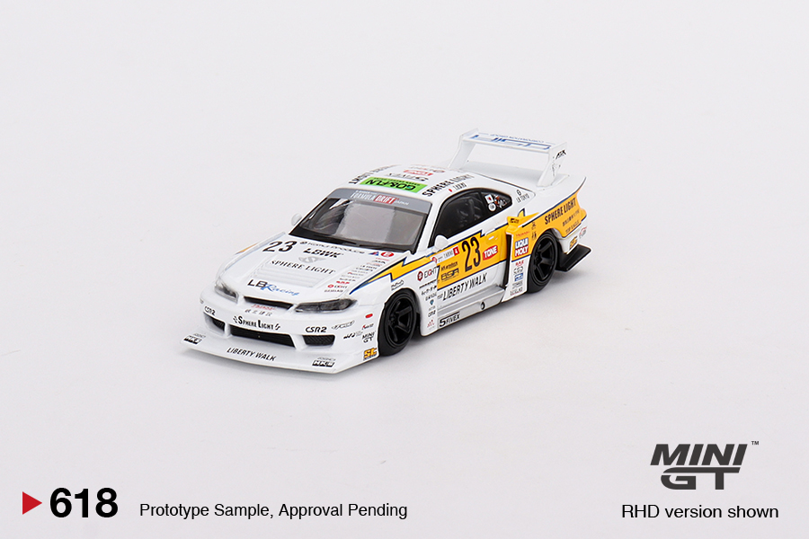 MGT 1:64 日产 Nissan LB-Super Silhouette S15 SILVIA #23 2022 - 图0