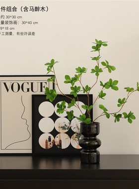 电视柜摆件客厅轻奢高档花瓶装饰画房间改造小物件家居装饰品好物