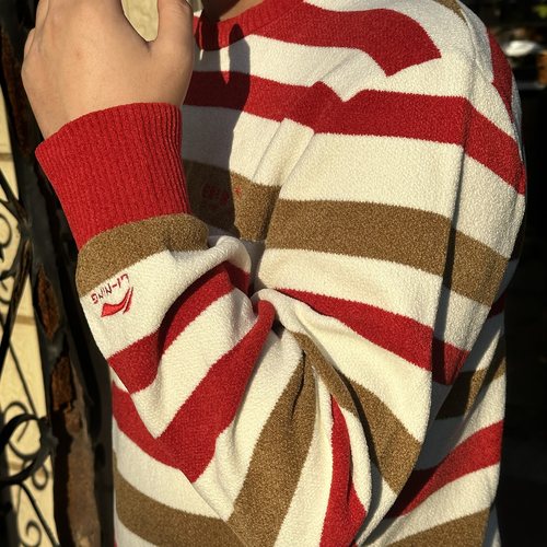 李宁日进斗金毛衣男2025春季新款刺绣拜年服蛇年新春卫衣AMBV051 - 图1