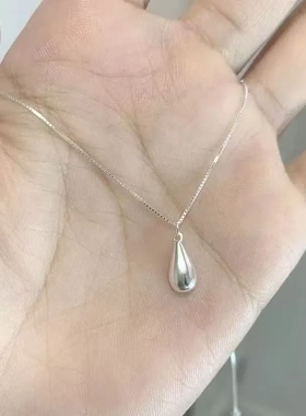 水滴项链女防掉色防过敏小众设计高级感闺蜜锁骨链吊坠送女友礼物