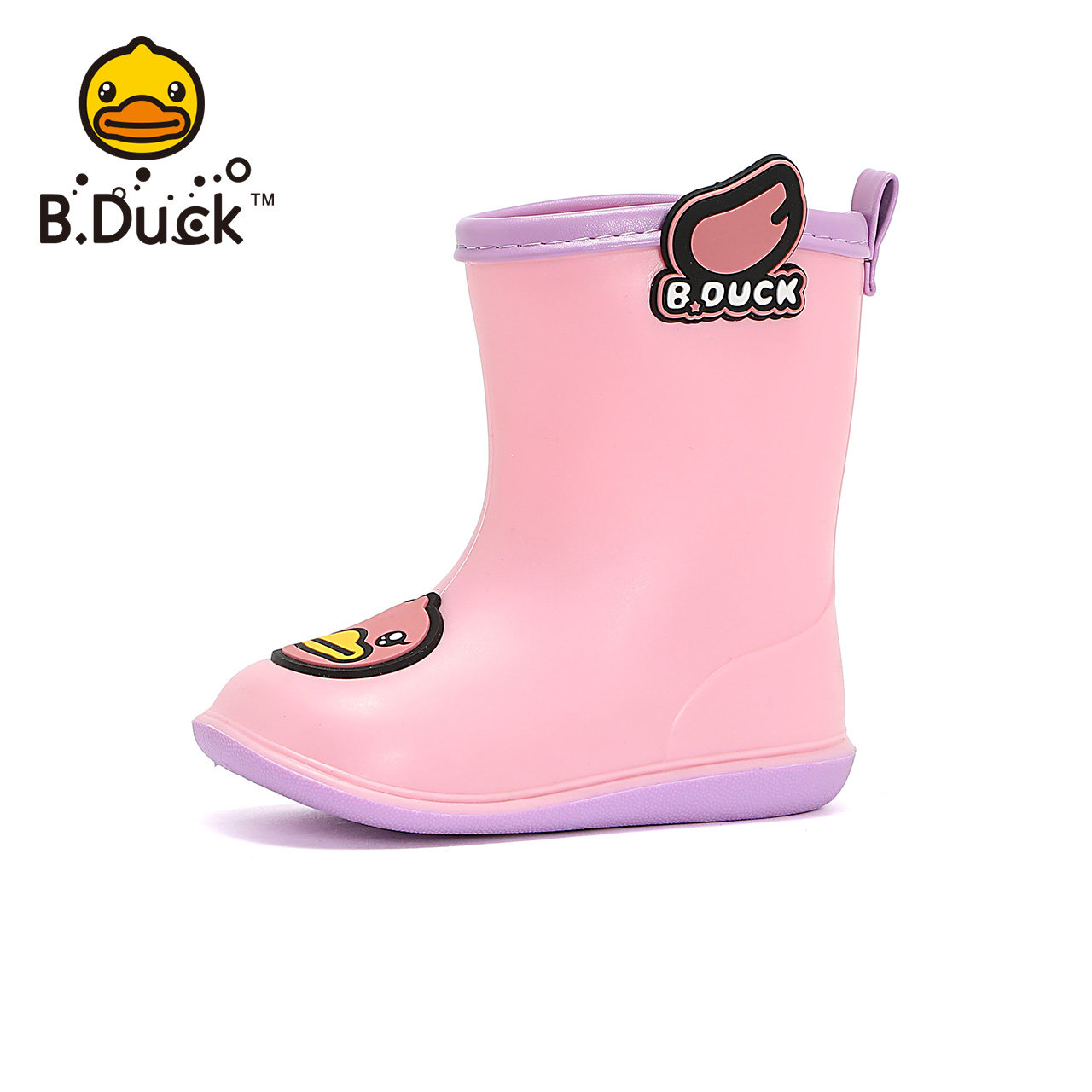 B.Duck小黄鸭童鞋儿童雨鞋防滑防水雨靴男女童宝宝水鞋小学生时尚,淘宝优惠券,粉丝福利购,淘宝优惠卷