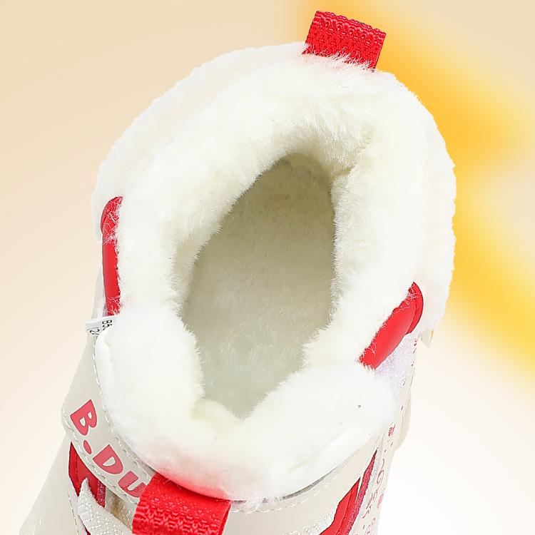 小黄鸭童鞋儿童棉鞋2024冬季新年款女童板鞋男童棉鞋加绒运动鞋