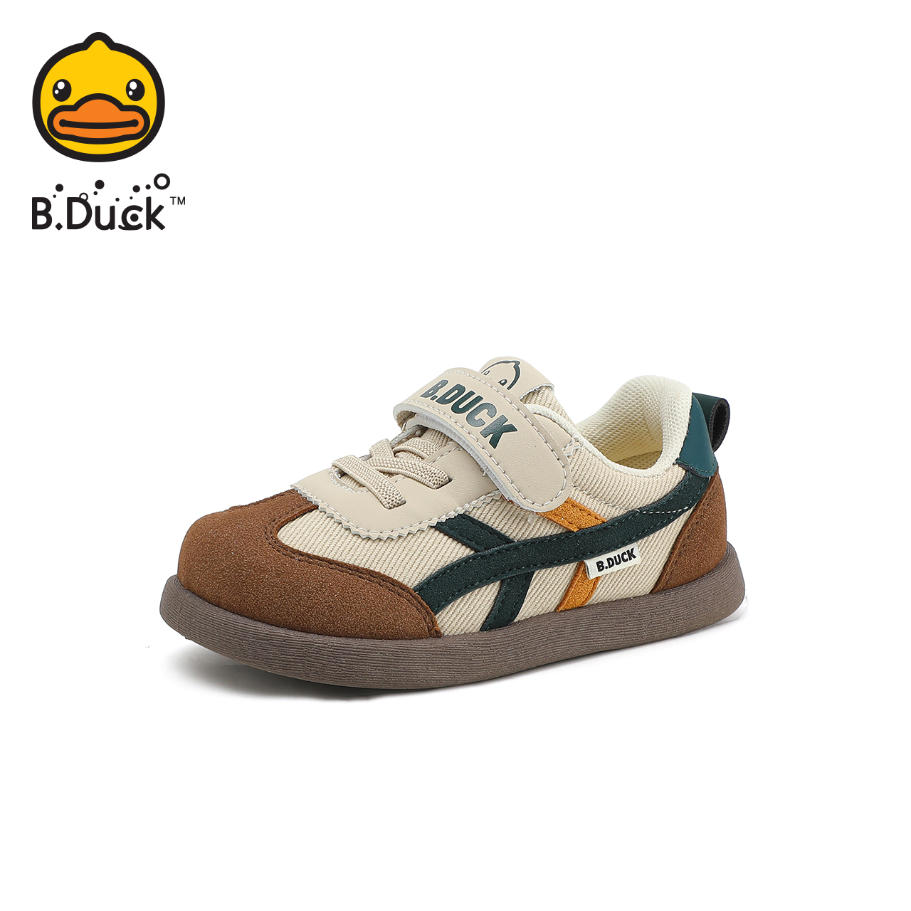 B.Duck小黄鸭童鞋男童运动鞋2024秋新款儿童鞋子软底女童宝宝鞋