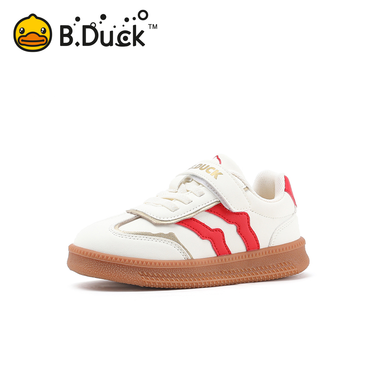 B.Duck小黄鸭童鞋男童运动鞋2025春季新款软底防滑儿童宝宝鞋潮牌