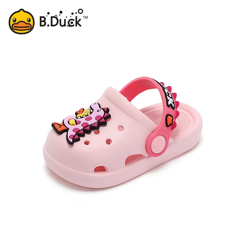 B.Duck, детские нескользящие летние тапочки в стиле Crocs подходит для мужчин и женщин, мягкая подошва