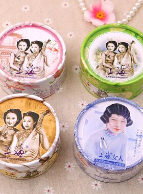 上海女人雪花膏女秋冬保湿夜来香水润护肤品面霜国货老牌雪花膏