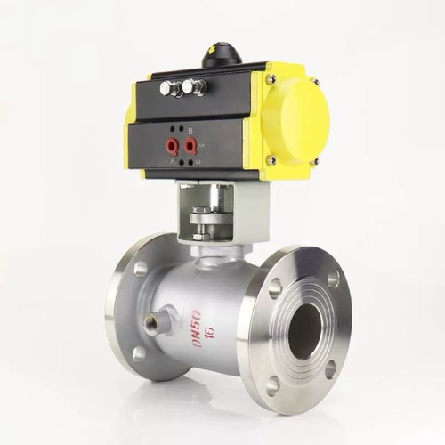 BQ641F-16P 304不锈钢气动保温球阀 一体式法兰夹套保温球阀 - 图3