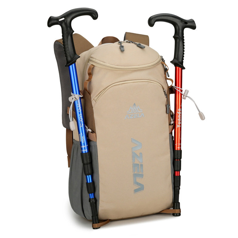 Azela fashionable and versatile backpack large capacity casual travel backpack simple outdoor hiking sports mountaineering bag