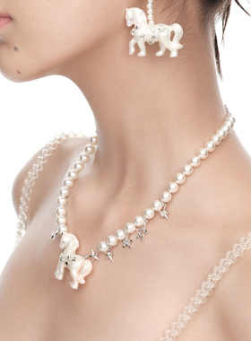 YVMIN尤目小马群星珍珠项链