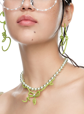 YVMIN尤目 藤蔓珍珠项链颈链项链女款设计师生日礼物新品