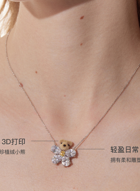 YVMIN尤目乐园系列纯银锁骨项链