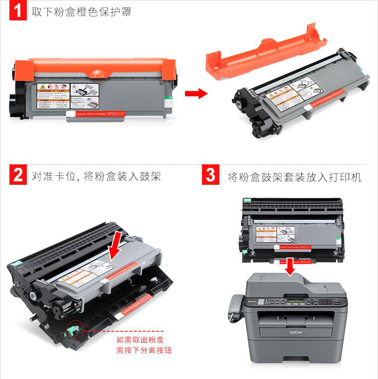 BH适用富士施乐DOCUPRINT M228 M268 B DB FB Z DW硒鼓架粉盒仓 - 图1