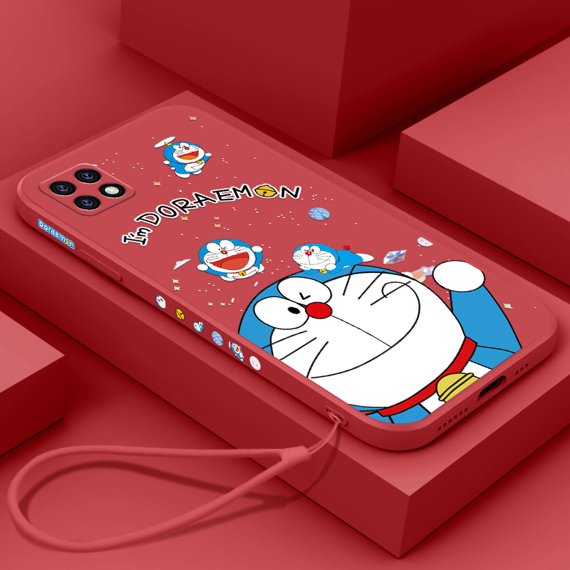 新年华为畅享20手机壳红色畅享20plus软壳20se多啦a梦畅享20pro液态硅胶克莱因蓝全包叮当猫挂绳女情侣超薄套,淘宝优惠券,粉丝福利购,淘宝优惠卷