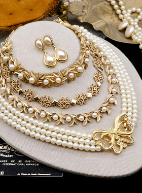 JBK古董首饰婚礼珍珠项链