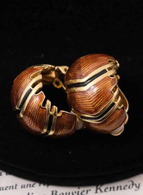 JoanRivers珐琅彩几何复古手链