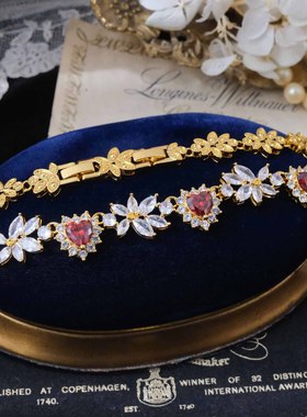 Vintage水晶新年好项链