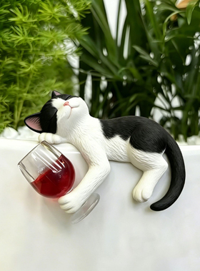 庭院阳台花园装饰摆件猫咪小猫