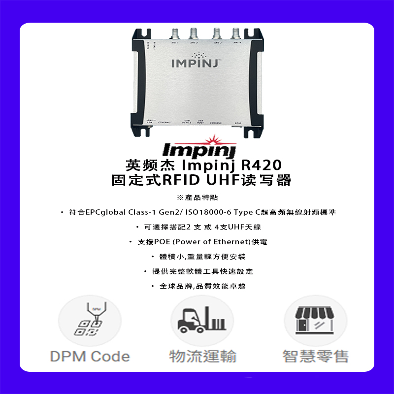 impinj英频杰读写器R700,R420,R220阅读器RFID UHF超高频 - 图1