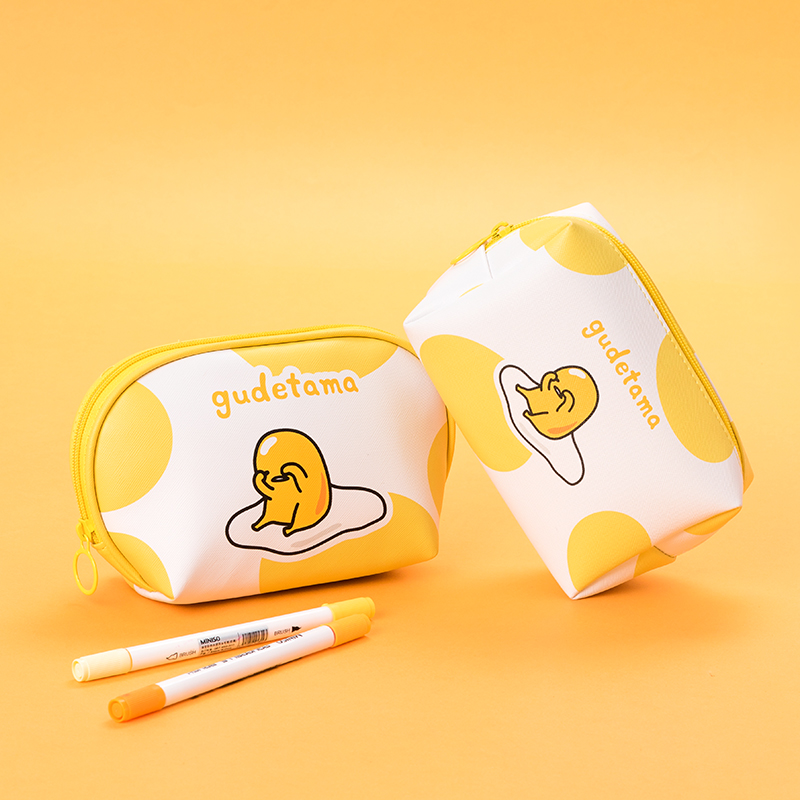 miniso名创优品旗舰店MINISO名创优品  Gudetama蛋黄哥化妆包  可爱简约便携旅行收纳包2