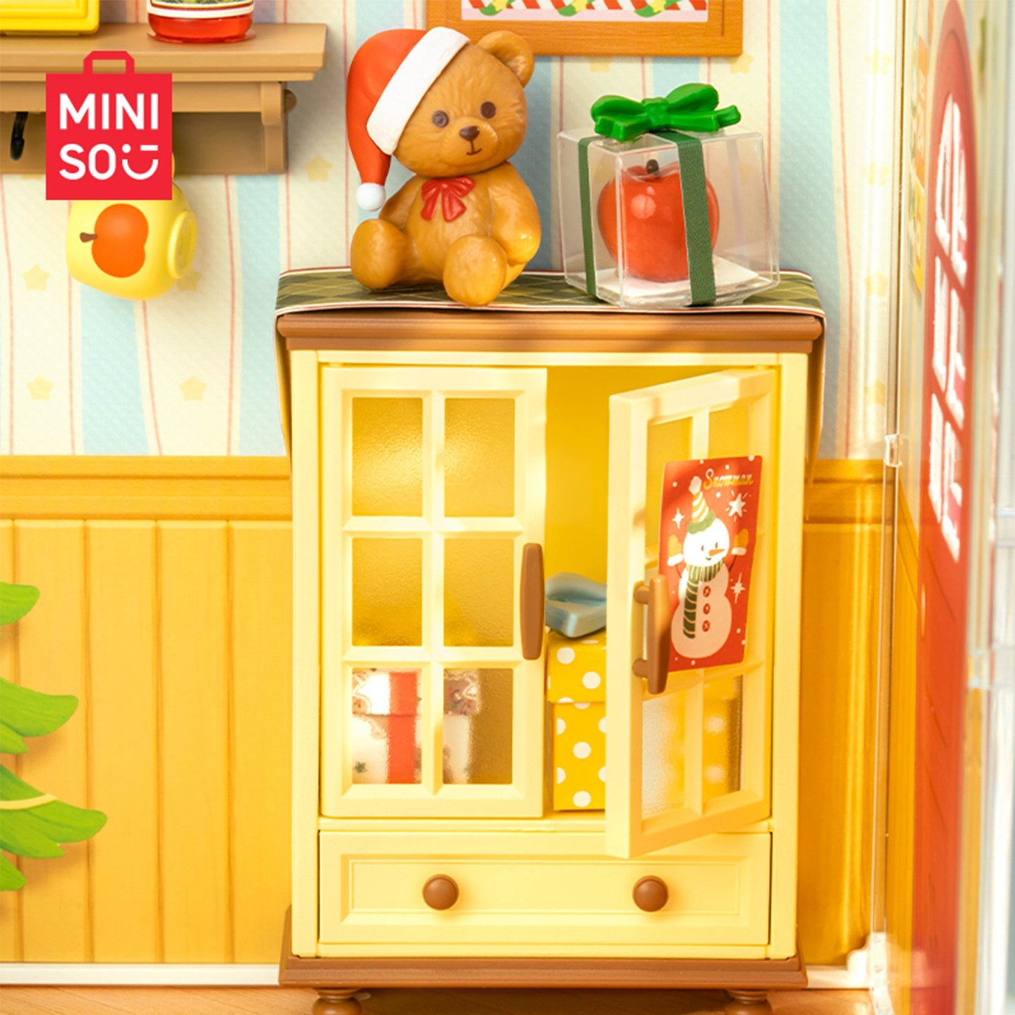 MINISO名创优品甜蜜圣诞时光茶会拼装玩具圣诞节桌面装饰女生礼物,淘宝优惠券,粉丝福利购,淘宝优惠卷