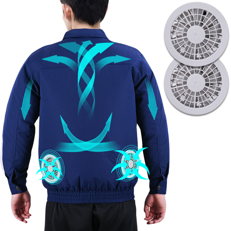 带风扇降温空调衣服男女劳保服 柔代工装制服