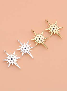 纯银饰品配件满钻手链吊坠