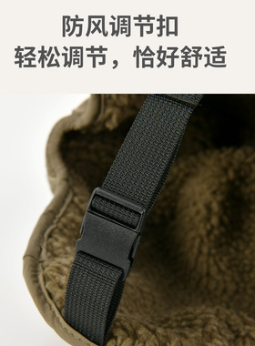 冬季加厚羊羔毛雷锋帽男女