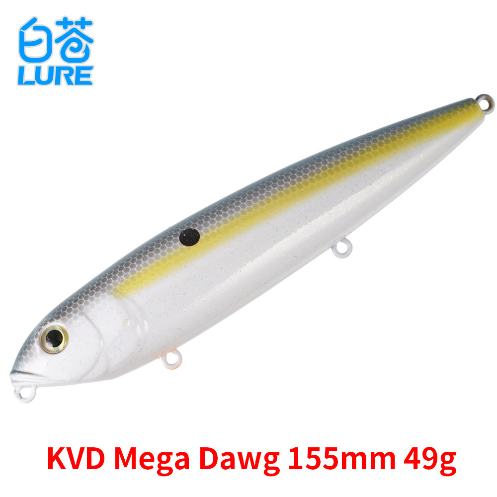 美系KVD Sexy Dawg水面之字狗KMD49g浮水铅笔路亚假饵海鲈鳡鱼饵,淘宝优惠券,粉丝福利购,淘宝优惠卷