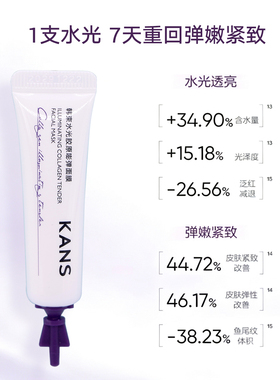 韩束水光胶原嘭弹面膜专柜正品