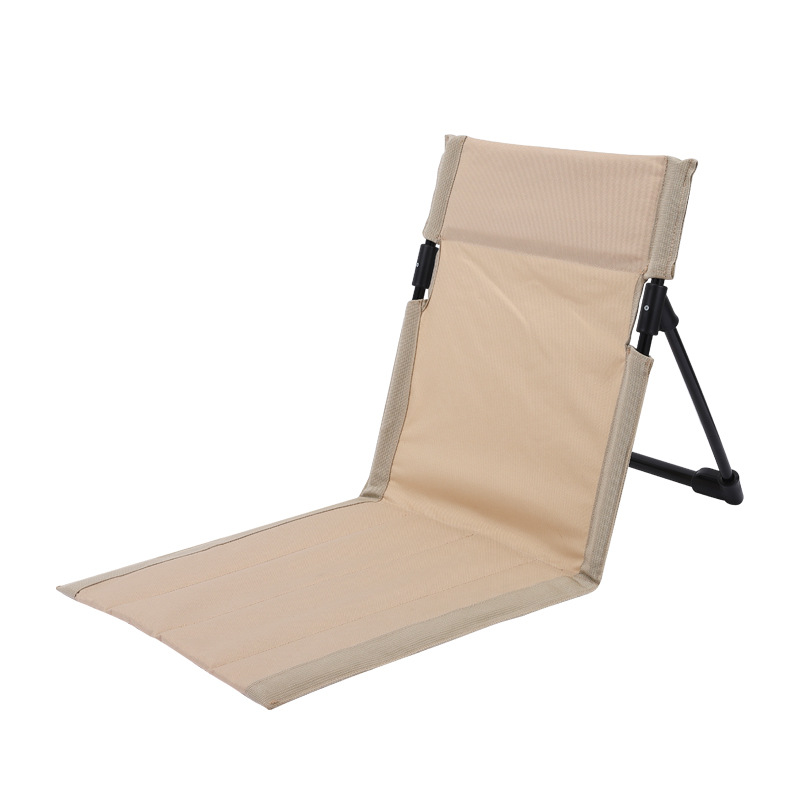 户外折叠沙滩椅露营轻量单人椅野营便携休闲椅子旅游一体式靠背椅 - 图3