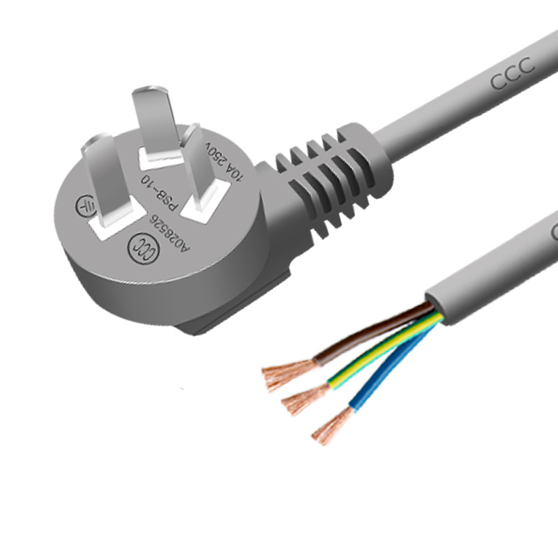 大功率格力空调电源线带插头灰色3芯2.5平方国标3C认证16A插头线