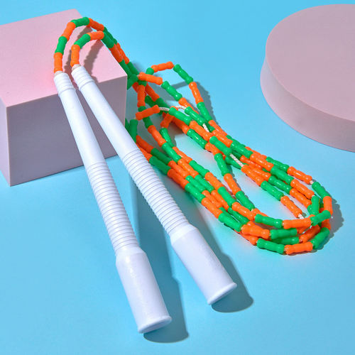 龙花牌102骨节绳花样表演综合儿童竹节跳绳中小学生一年级初学者 - 图1