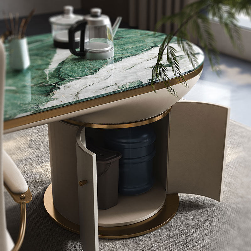 Mobeier 大理石茶桌轻奢现代办公室书茶桌一体两用奢石泡茶台,淘宝优惠券,粉丝福利购,淘宝优惠卷