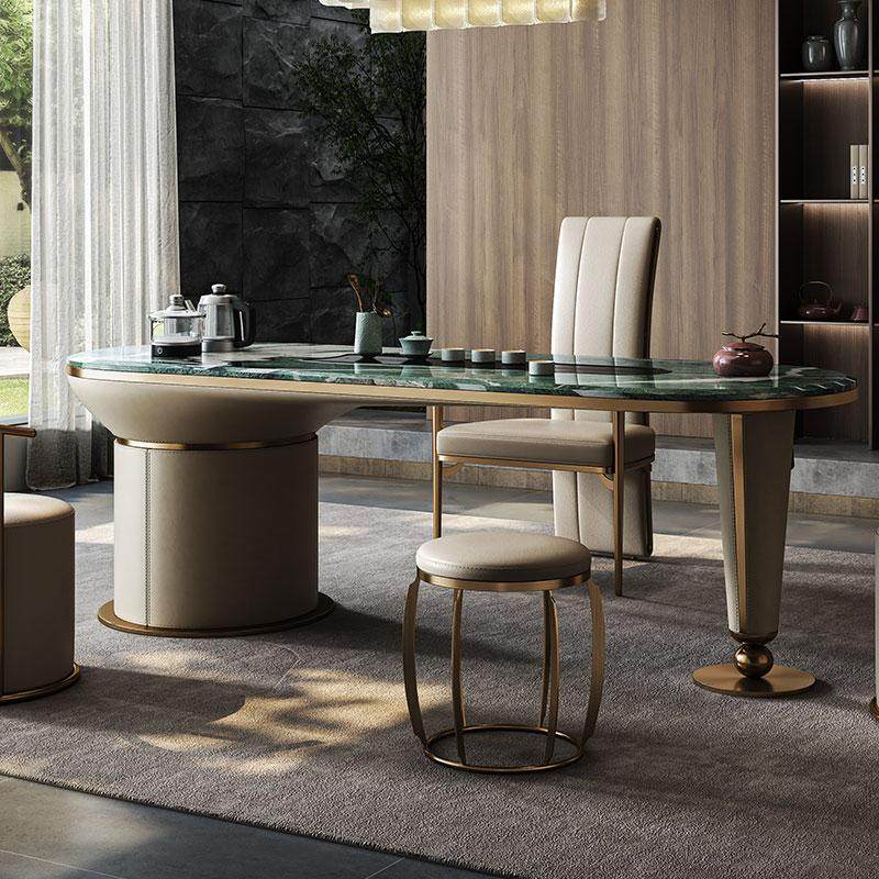 Mobeier 大理石茶桌轻奢现代办公室书茶桌一体两用奢石泡茶台,淘宝优惠券,粉丝福利购,淘宝优惠卷