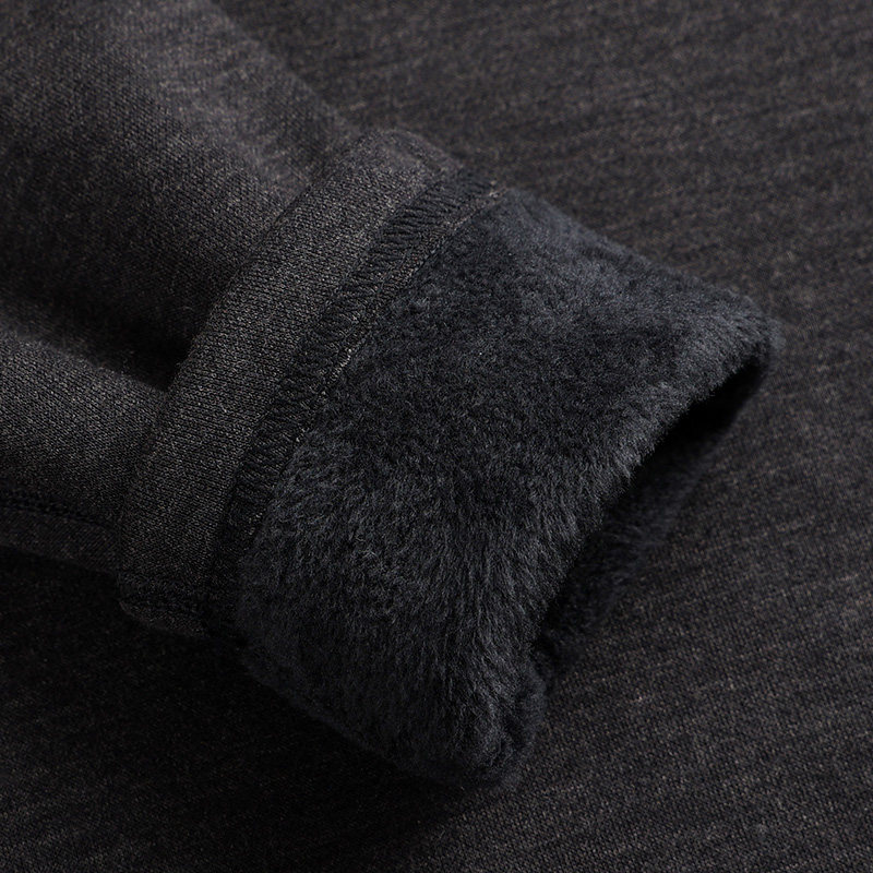 南极人德绒发热保暖男士羊毛秋衣裤 南极人壮烨保暖上装