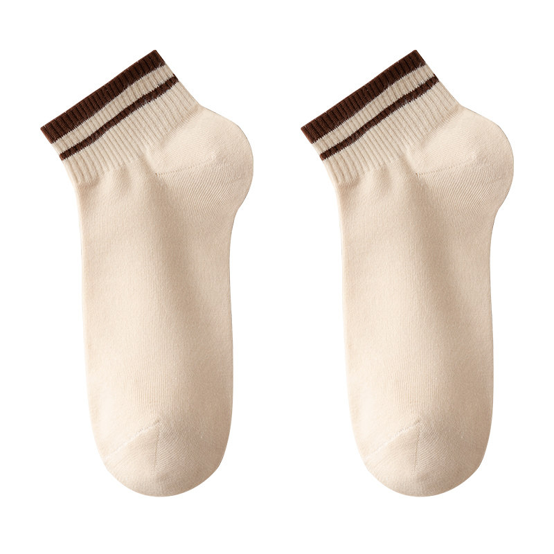 南极人情侣春秋冬吸汗款透气棉船袜 南极人壮烨短袜