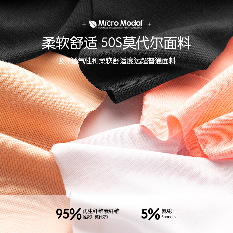 南极人壮烨专卖店南极人无痕背心女士打底内穿汗衫黑白莫代尔冰丝大码春夏薄款吊带2