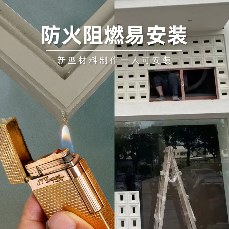 网红pu构件水泥空心砖双面隔断墙九宫格构建轻质艺术镂空造型装饰-图2