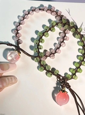 小青提手绳爆款手工成品葡萄手串送闺蜜情侣女朋友礼物